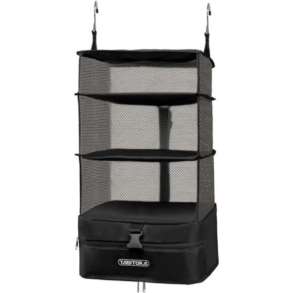 Portable Hanging Travel Shelves Bag Packing Cube Organizer Suitcase Storage - Picture 7 of 7